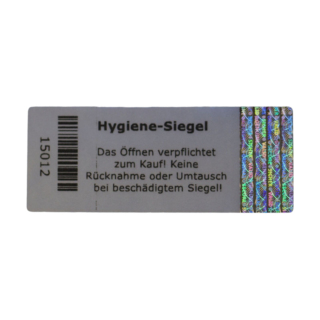 Hologramm Hygienesiegel 5 x 2 cm