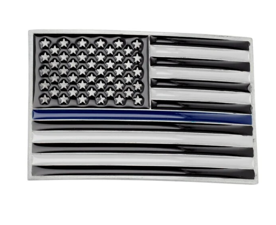 Gürtelschnalle Buckle für Gürtel bis 4 cm Breite Metall USA Flagge Fahne
