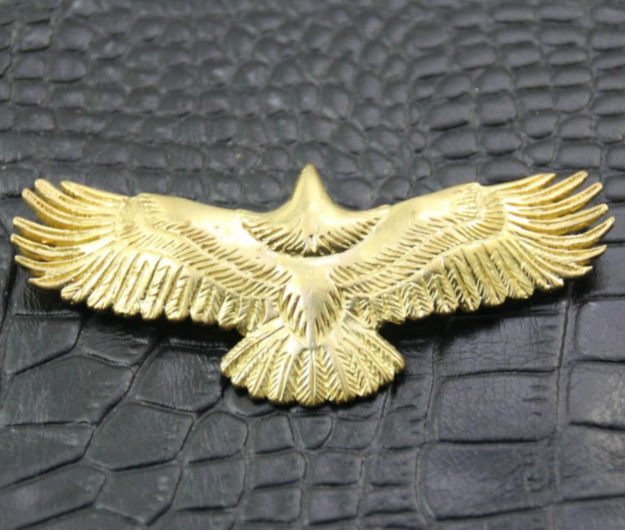 Adler Eagle 80 mm gold Western Concho 