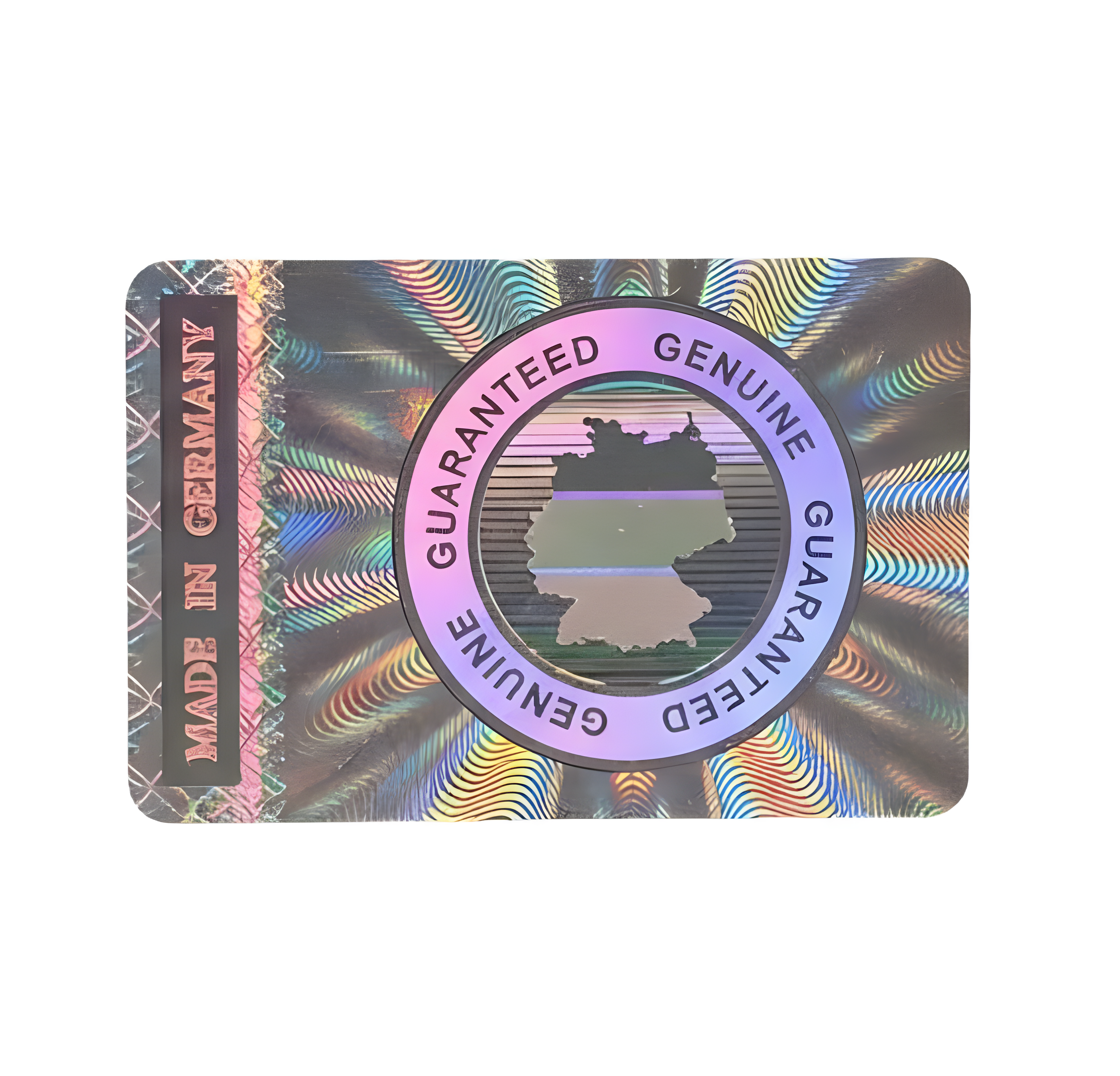 "Made in Germany" 3D Hologramm Garantiesiegel 30 x 20mm