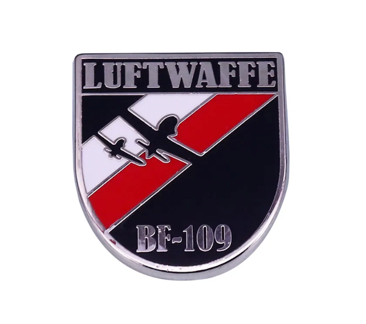 Brosche Anstecker Orden Luftwaffe Messerschmitt BF-109 Pin Replik