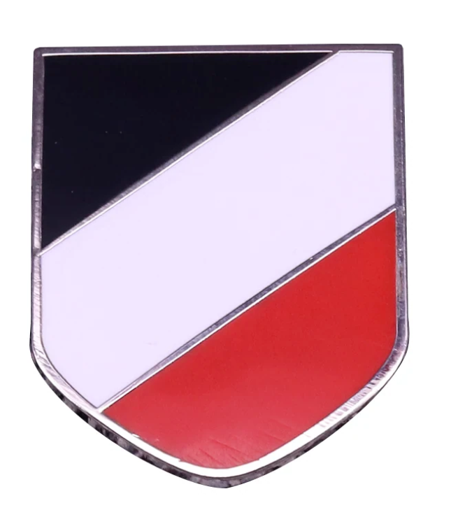 Anstecker Deutsches Kaiserreich Schwarz Weiß Rot Flagge 