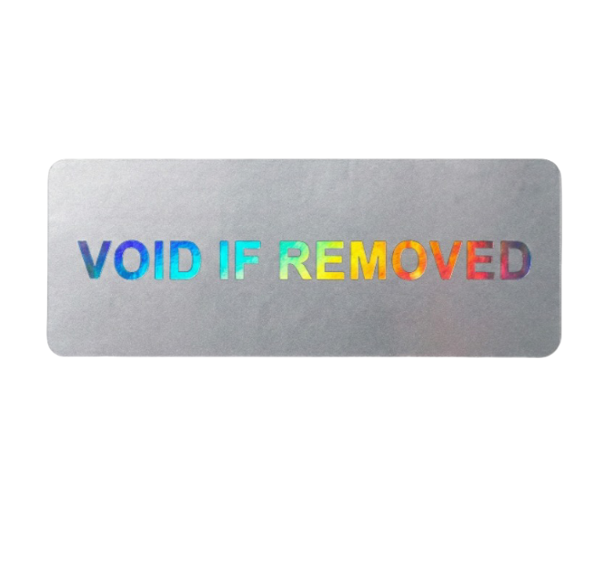 3D Hologramm Garantiesiegel Antifake 10 x 30 mm